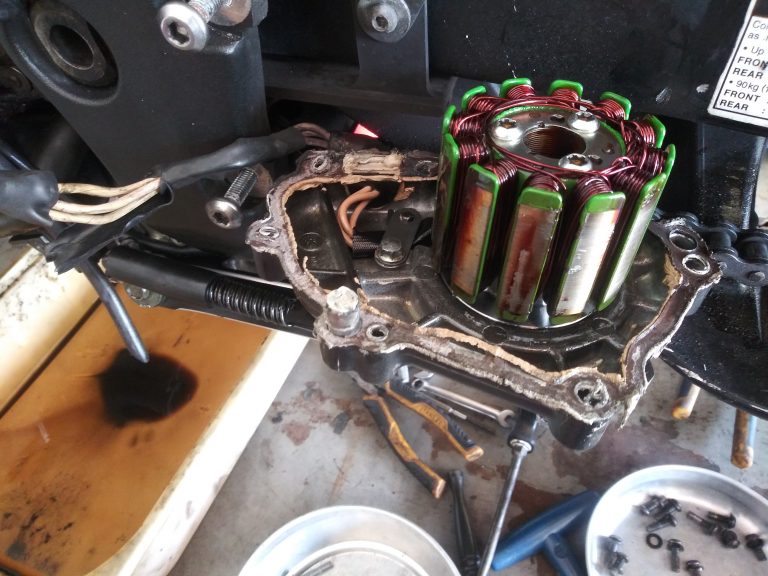 06 R1 Stator cover oil leak TwoWheelTek